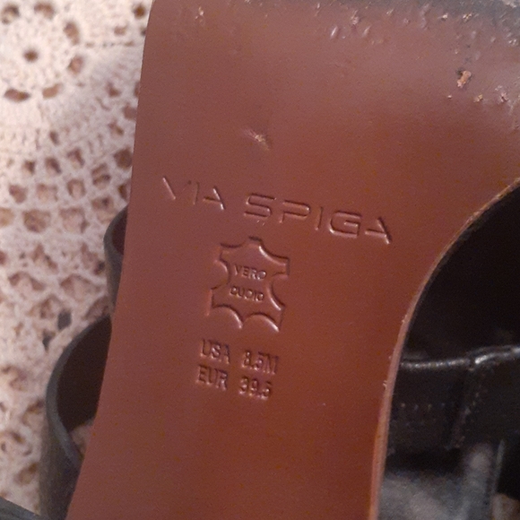 Via Spiga chunky heel sandals - Picture 6 of 8